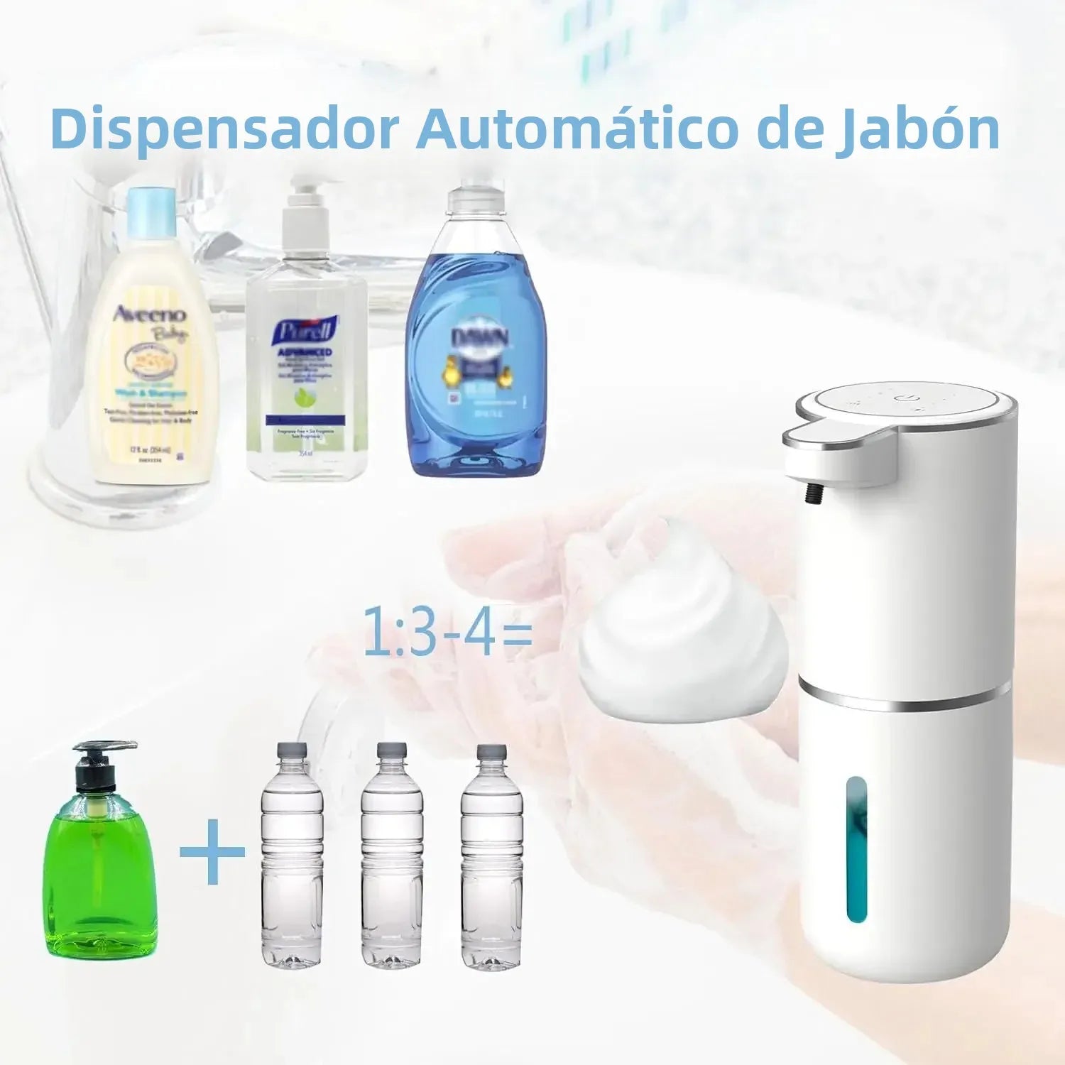 Dispensador de jabon automatico