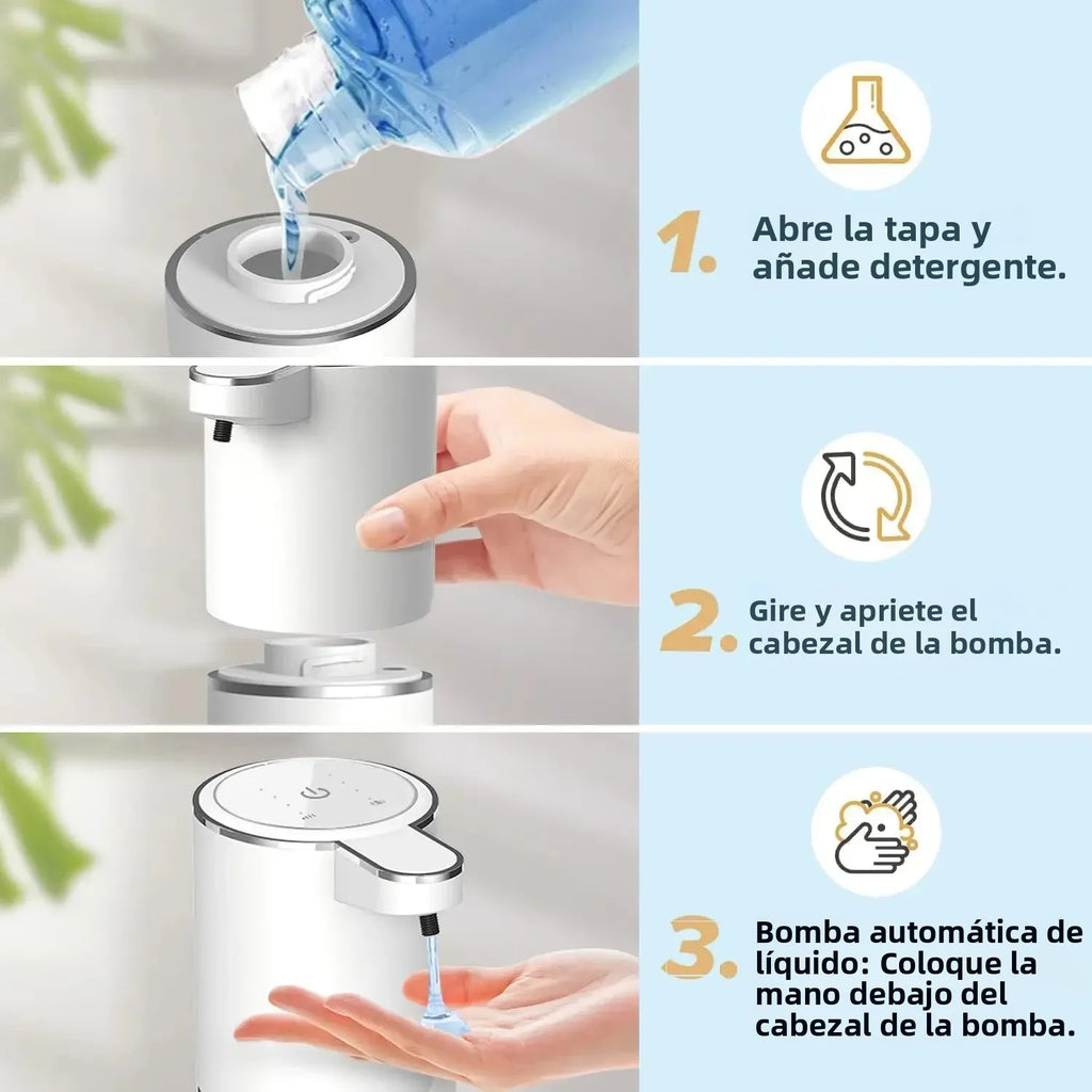 Dispensador de jabon automatico